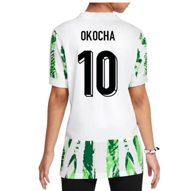 Premium-Quality 2025-2026 Nigeria Womens Team Away Shirt (Kids)