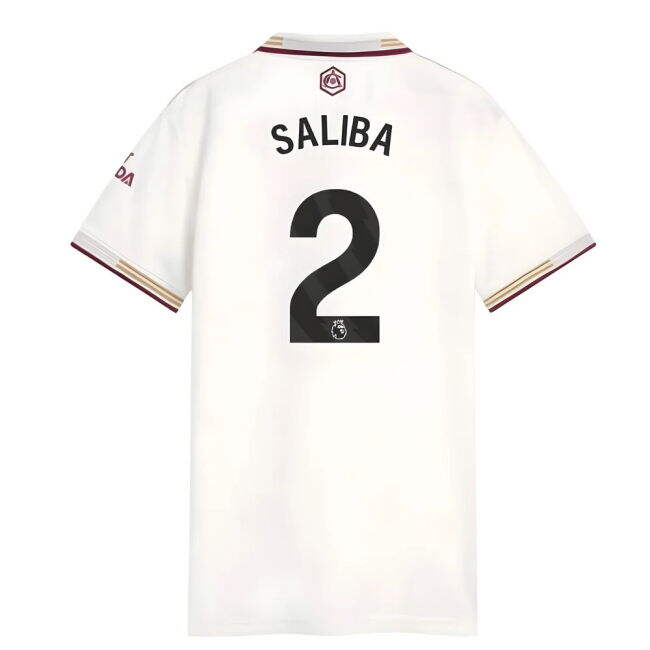2025-2026 Arsenal Authentic Third Shirt (Womens) (Saliba 2)