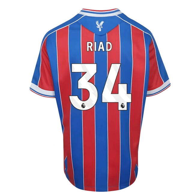 2025-2026 Crystal Palace Home Shirt (Kids) (Riad 34) (Fan Favorite)