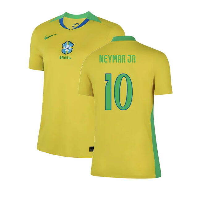 Top Quality Brazil 2025-2026 Home Uniform (Neymar Jr 10) (Womens)