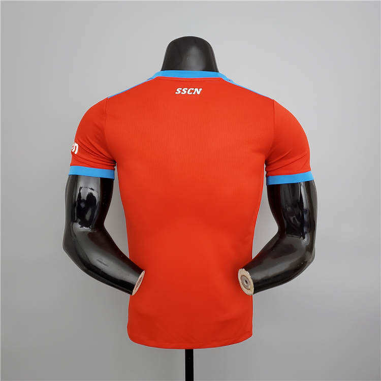 Elite Series Napoli 21-22 Away Red Soccer Jersey Football Shirt