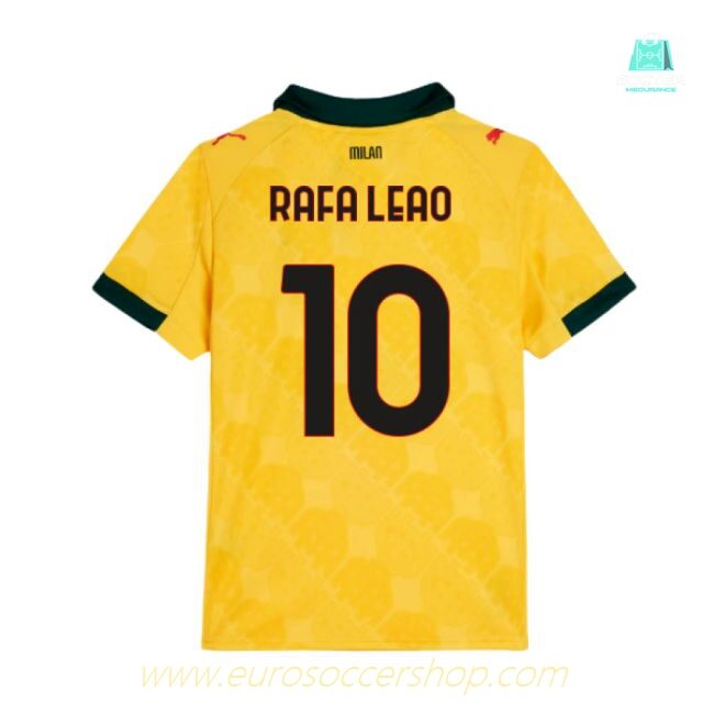 2025-2026 AC Milan Third Shirt (Kids) (Rafa Leao 10)