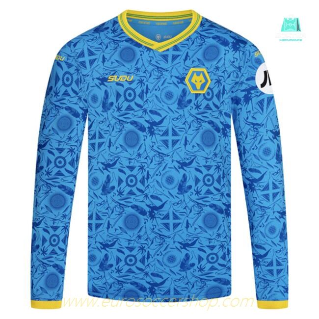 2025-2026 Wolves Long Sleeve Third Shirt (Kids) (Your Name)