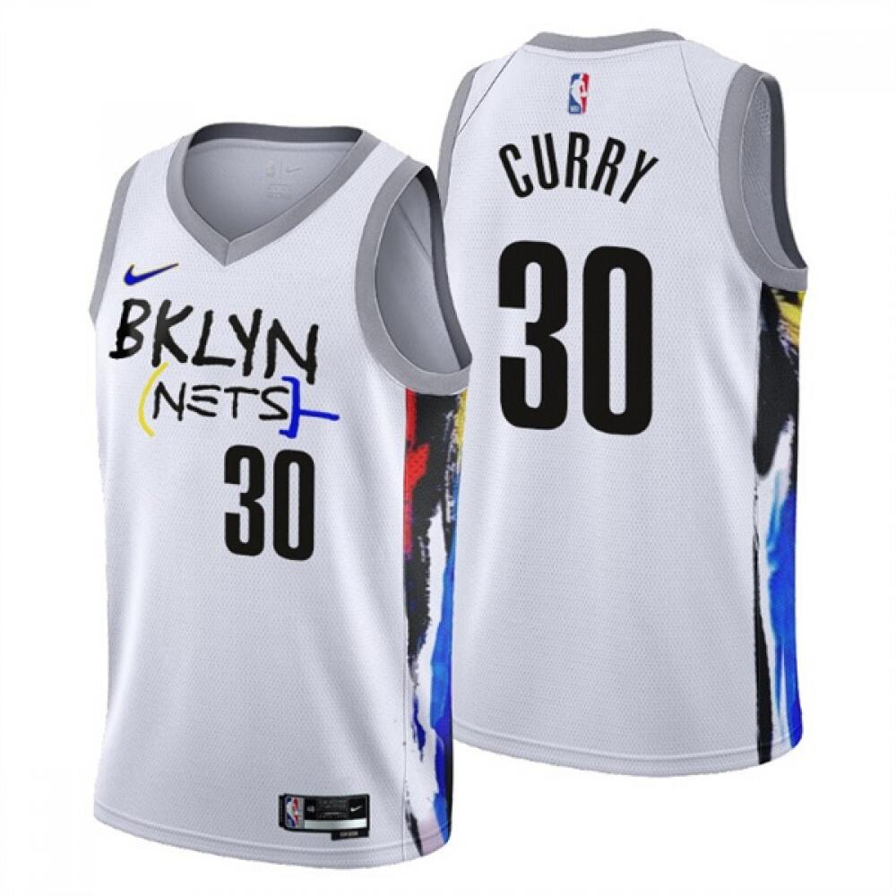 30 Brooklyn Nets Jersey White - City Edition - Fan Favorite