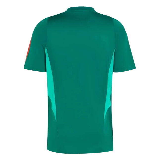 Man Utd Official 2023-2024 Man Utd Training Shirt (Green) (Mainoo 37)
