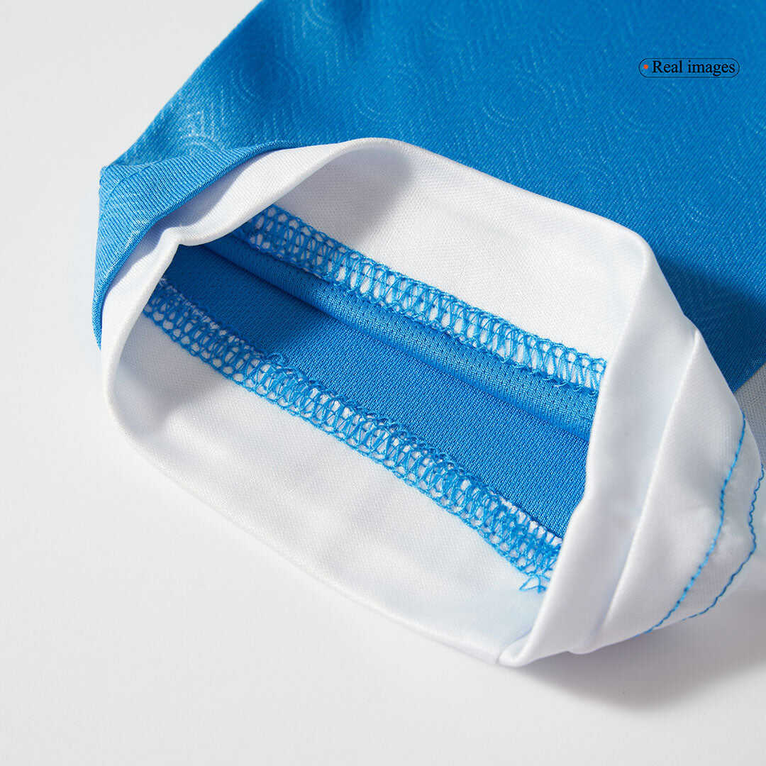 Kid's Napoli Home Soccer Jersey Kit(Jersey+Shorts) 2024/25Authentic Ki