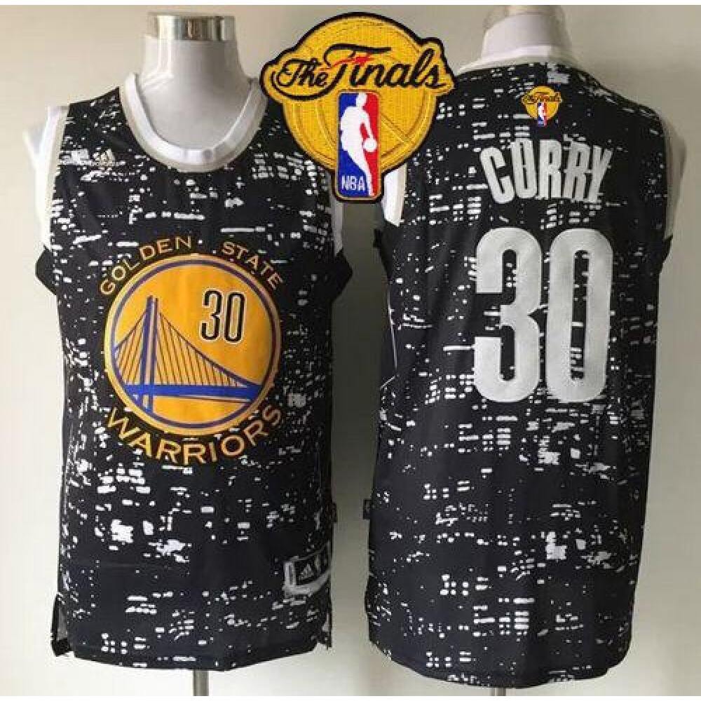 Authentic Stephen Curry30 Black Jersey - - Fan Favorite