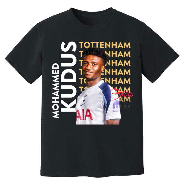 Mohammed Kudus Tottenham New Signing official style T-Shirt (Men