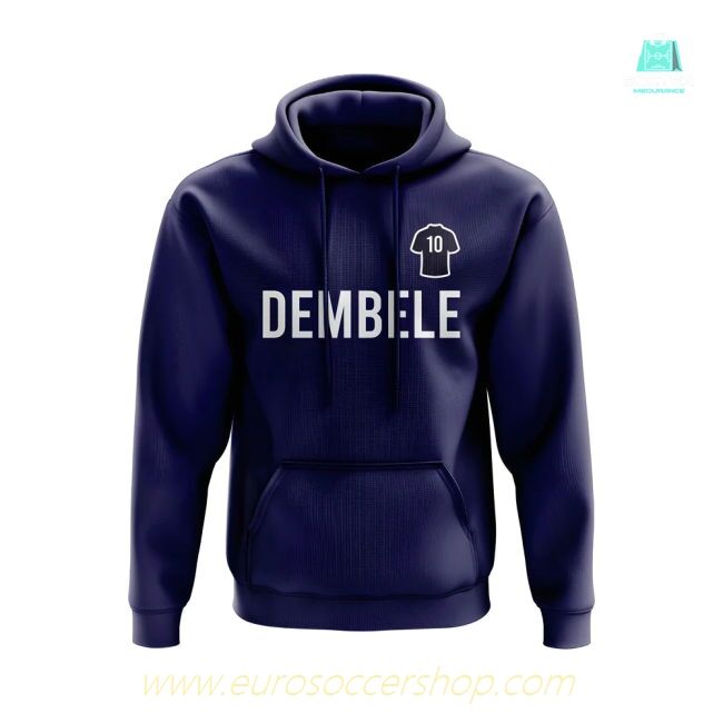Ousmane Dembele PSG Number Hoody (Navy)