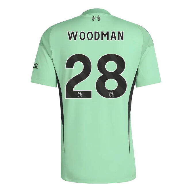 2025-2026 Liverpool Home Goalkeeper Top (Glory Mint) (Woodman 28)