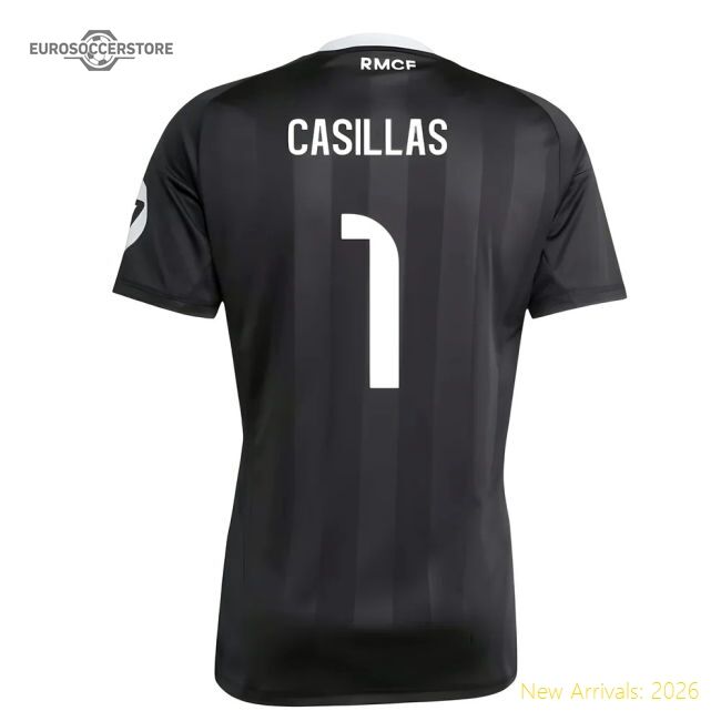 Outstanding 2025-2026 Real Madrid Third Goalkeeper Shirt (black) (c