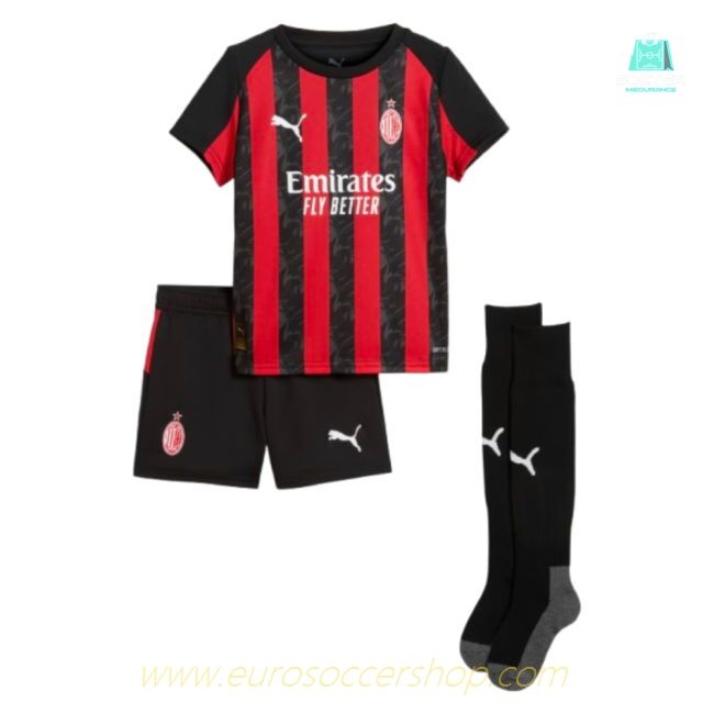 2025-2026 AC Milan Home Mini Kit (Pulisic 11)