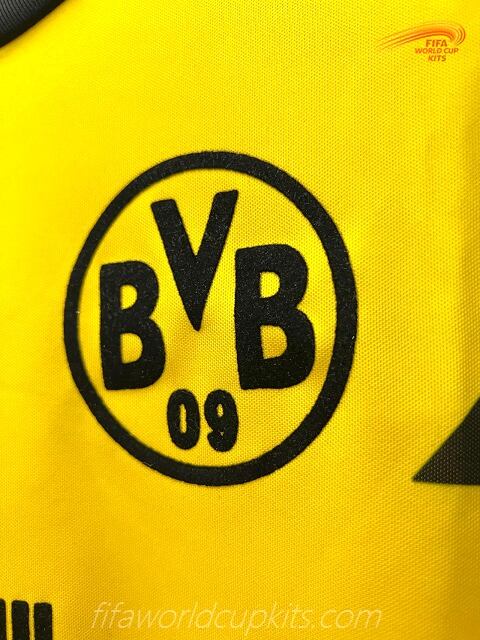 Dortmund year 1989 Home Game Soccer Uniform