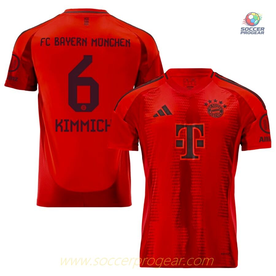 Bayern Munich Home Team Football Jersey 2024/25 Collection Kimmich