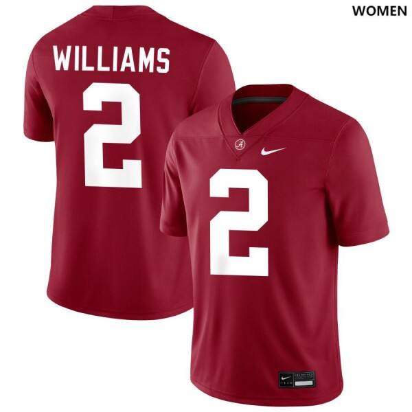 Nike Alabama Crimson Tide #2 Ryan Williams Women Stitch Jersey - Crimson