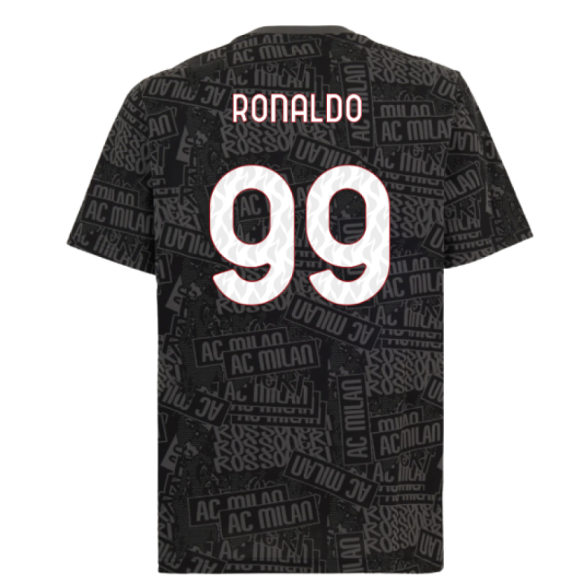 Ac Milan Ronaldo Pro-level Home Jersey Italian League Nike Dri-fit
