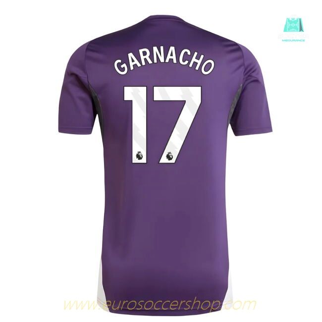 2025-2026 Man Utd Training Jersey (Aurora Plum) (Garnacho 17)