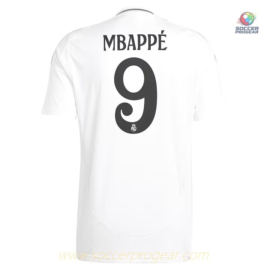 Real Madrid Home Team Soccer Team Shirt 2024-2025 Season Mbappe
