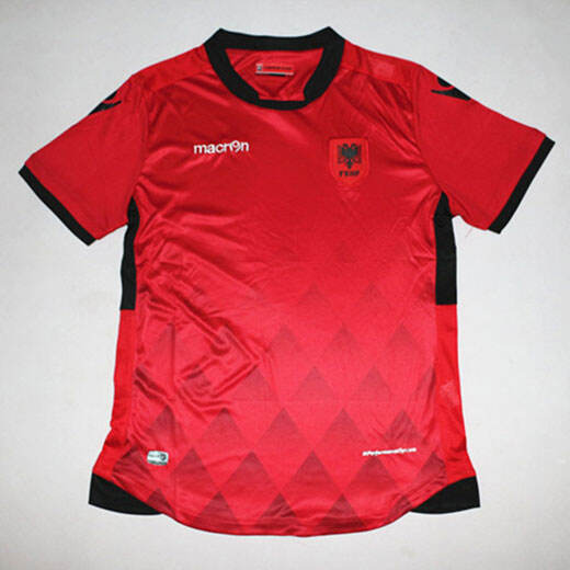 Albania Home 2017 Red Soccer Jersey Shirt - Official Replica 10671