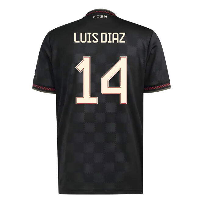 Proud Bayern Bayern Munich Third Shirt Luis Diaz #14 Authentic Des...