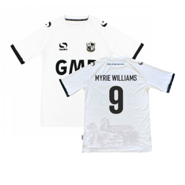 Port Vale 2013-14 Home Top ((Very Good) S) (Myrie Williams 9)
