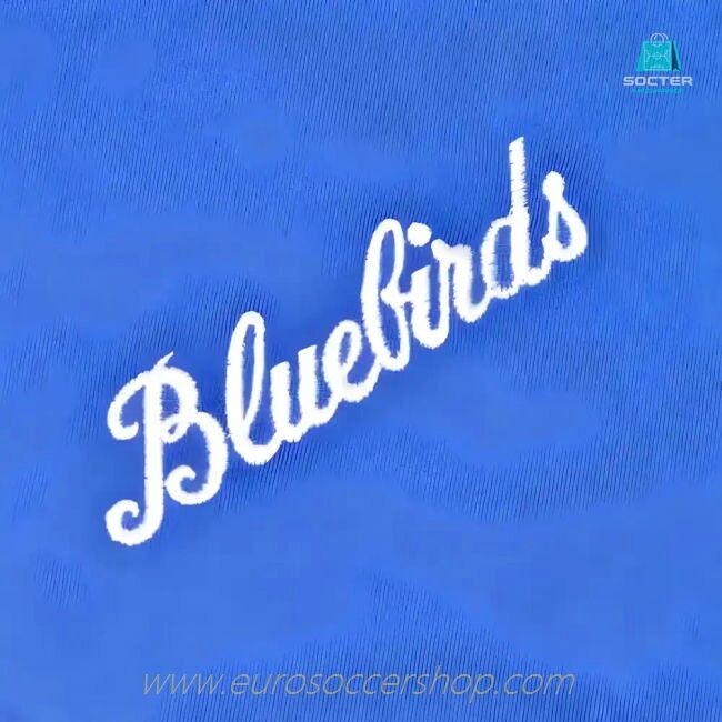 Cardiff City 1960s Bluebird Retro Football Shirt