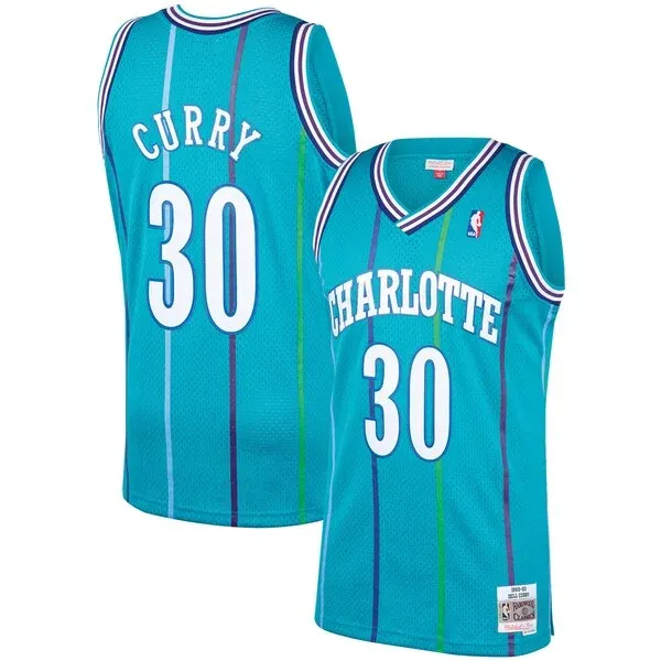 Dell Curry CHA Swingman Jersey - high-quality swingman-jersey