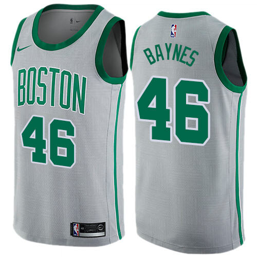Superior Celtics #46 Aron Baynes 2024 City NBA Swingman Jersey Gray -