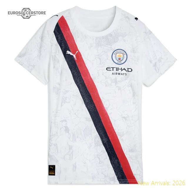 Premium 2025-2026 Kidsuper X Manchester City Cwc Shirt (white)