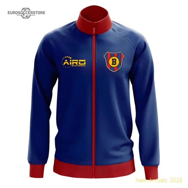 Genuine Football Barcelona Jacket - Polyester Athletic Retro