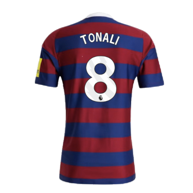 Devoted Newcastle Newcastle United Away Shirt Tonali #8 Match Qual...