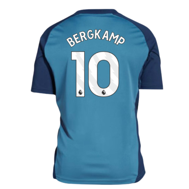 2025-2026 Arsenal Training Shirt (Blanch Blue) - Kids (Bergkamp 10)...
