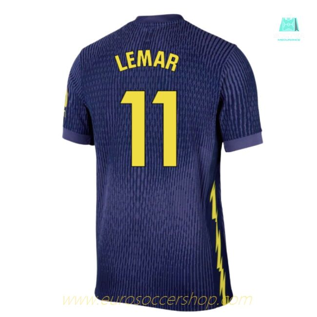 2025-2026 Atletico Madrid Authentic Away Shirt (Lemar 11)