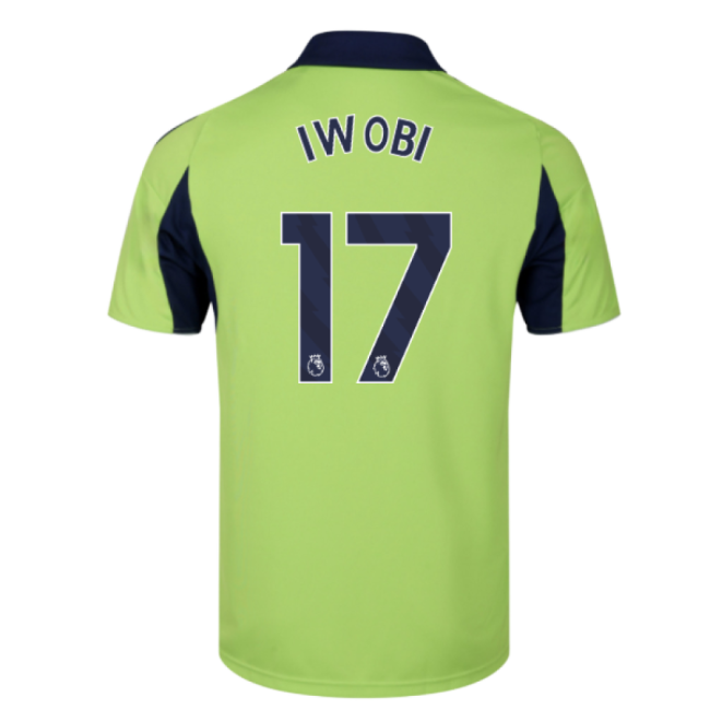2025-2026 Fulham Away UV Protection Best Value Match-Grade Iwobi #123