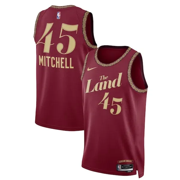 Donovan Mitchell CLE Swingman Jersey - authentic team-jersey