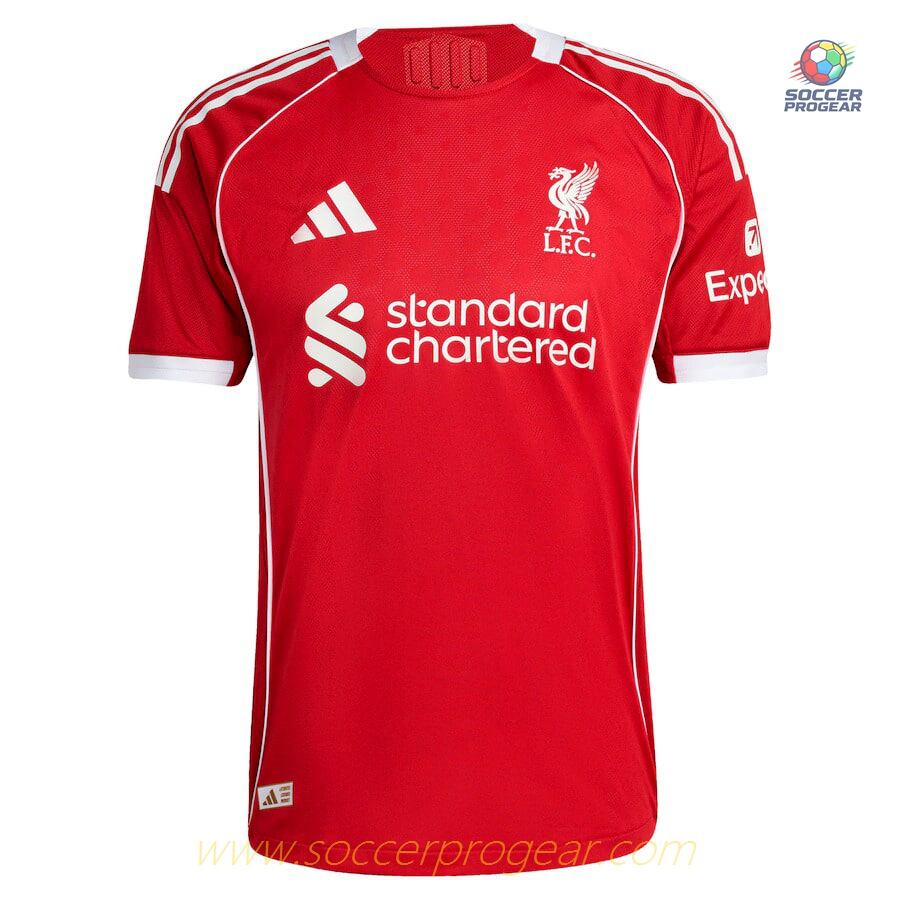 Liverpool Home Match Shirt 2025-26 Edition