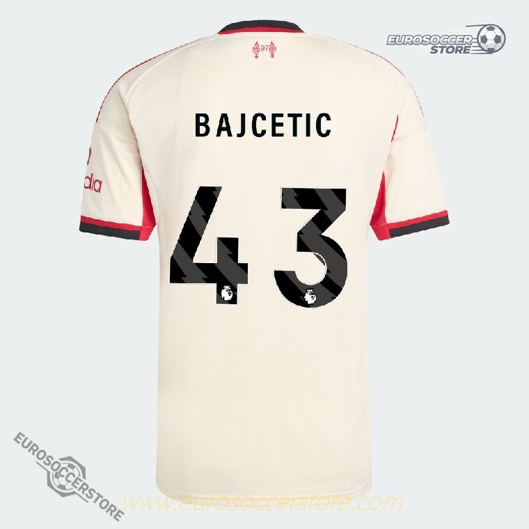 Liverpool BAJCETIC 43 Away Football Jersey for the 25-26 Season