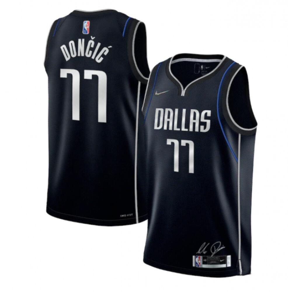 Durable 77 Dallas Mavericks Jersey Navy - - Must-Have Jersey