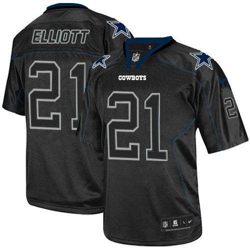 None #None Black Lights Out NFL Elite Jersey Collectible collectible