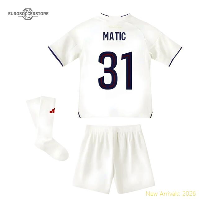 High-Quality 2025-2026 Olympique Lyon Home Mini Kit (Matic 31)