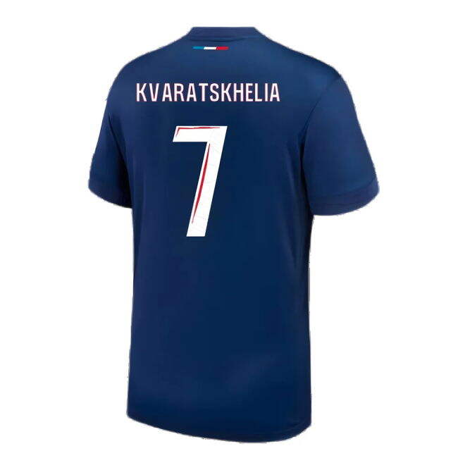 Replica Psg Psg Paris Saint Germain Home Shirt Kids Kvaratskhelia ...