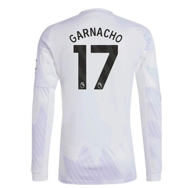 2025-2026 Man Utd Long Sleeve Away Shirt (Garnacho 17) - fan gear