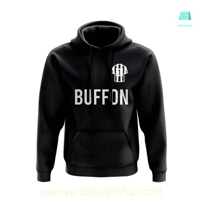 Gigi Buffon Juventus Number Hoody (Black)