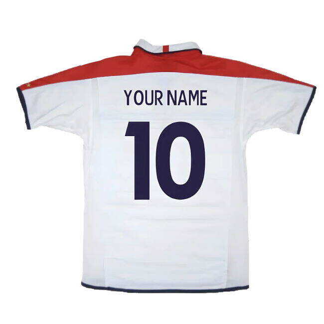 Low Value England 2003-05 Home Shirt ((Very Good) L) (Your Name) Fashionable
