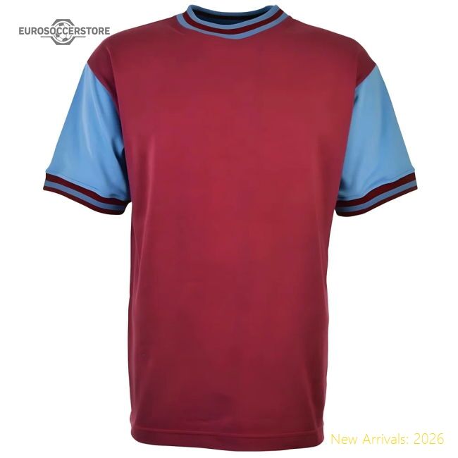 Official West Ham- Thames Iron Works 1966 Home Retro Football Shirt