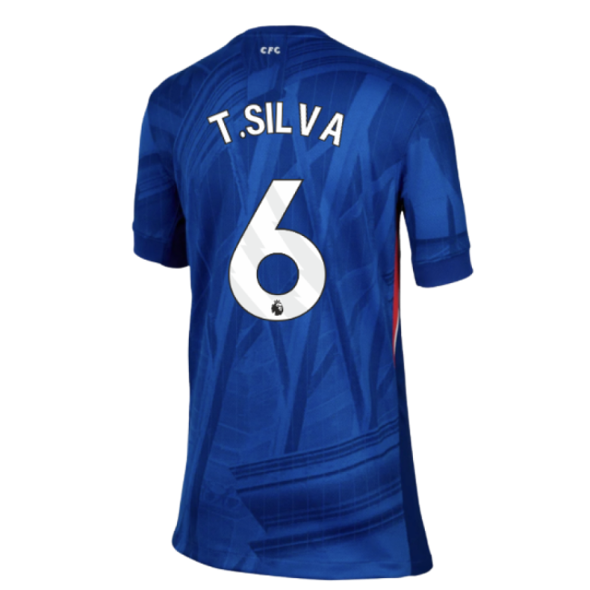 Silva 6 Game Replica Chelsea Home Supporter Shirt (Kids)