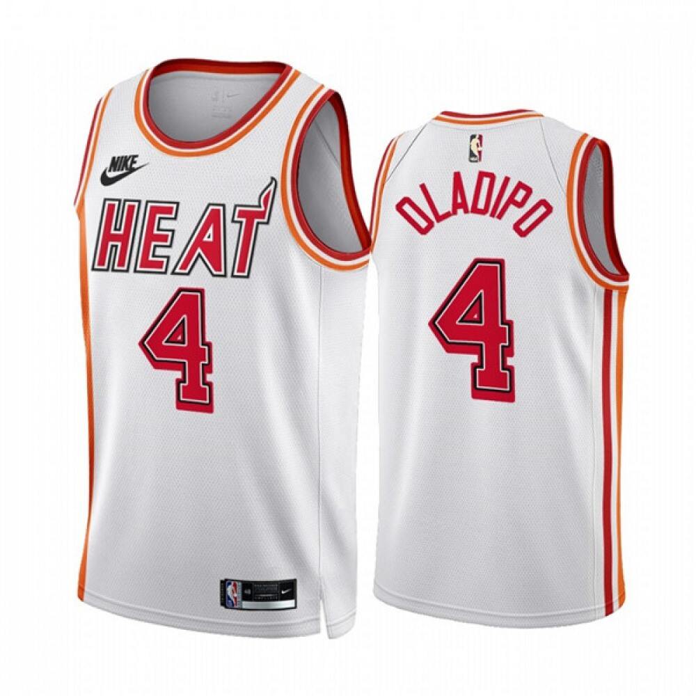 Collector's Item Durable Men's Miami Heat #4 Andre White Basketball Jersey