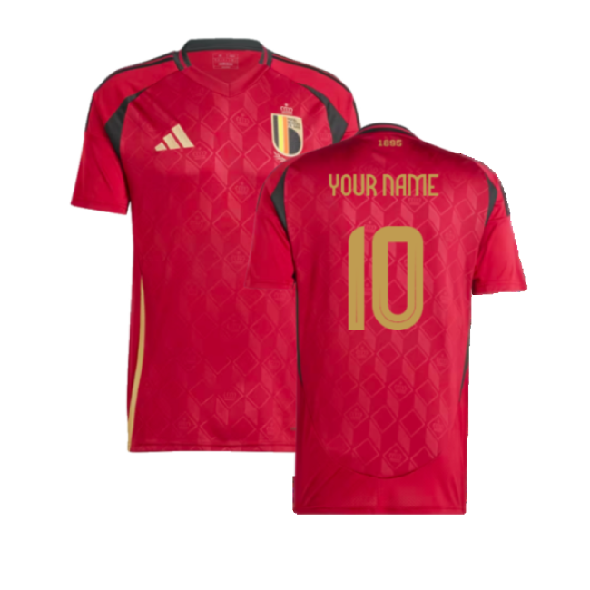 Authentic 2024-2025 Belgium European Championship Home Uniform