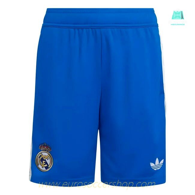 2025-2026 Real Madrid Third Shorts (Blue) - Kids