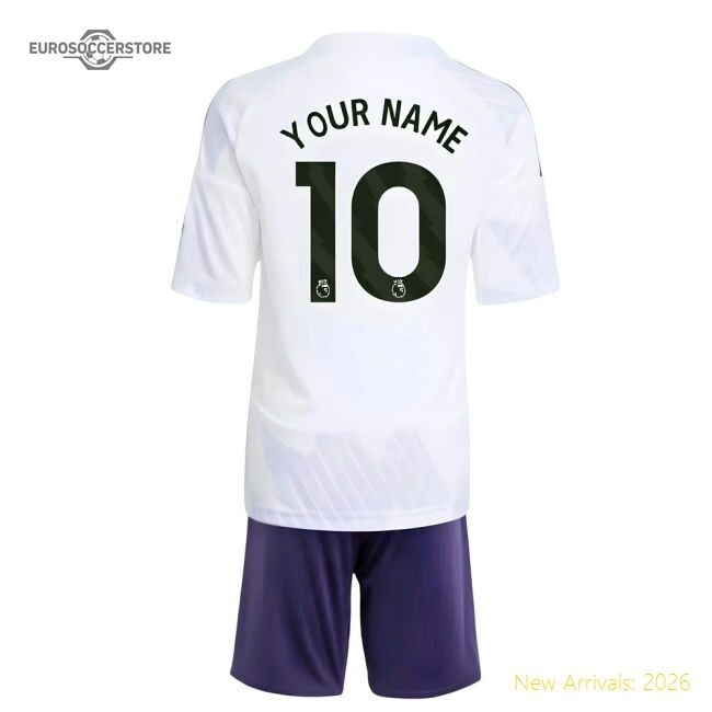 Premium 2025-2026 Man Utd Away Mini Kit (your Name) - Premium Quality